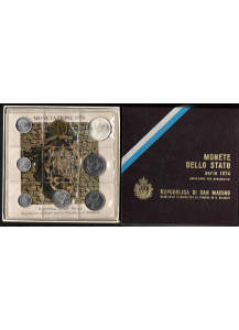 1974 - Conf. Zecca - Focolare Domestico San Marino  con 500 Lire in Argento
